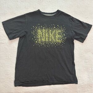 Nike Kids Black and Yellow Graphic Tee